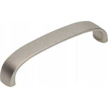 Nábytkové kování Nábytková úchytka klasická stříbrná saténová 10,5 x 1,2 x 2,1 cm