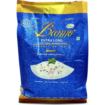 Rýže Rýže basmati Banno 1 kg extra dlouhá