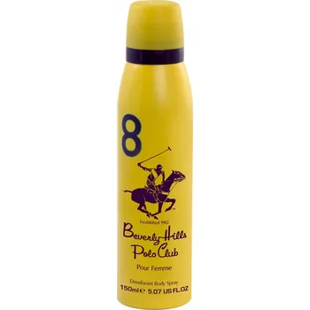 Beverly Hills Polo Club Woman Eight 150 ml deodorant ve spreji pro ženy DEO