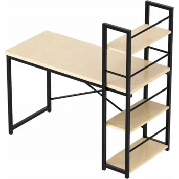 Psací stůl NoName Moderní počítačový stůl s knihovnou v loftu Mark Adler Leader 4.0