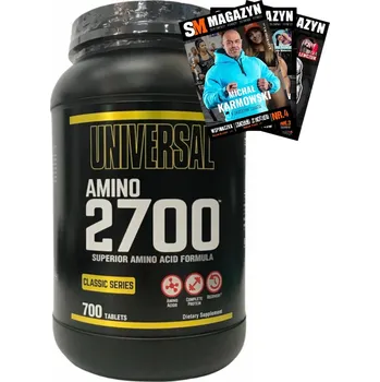 Aminokyselina BCAA tablety Universal AMINO 2700, 700 tablet Universal Nutrition, 400 g