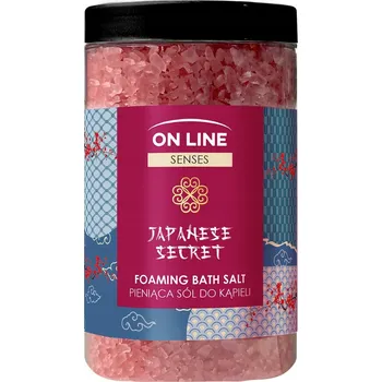 Koupelová sůl Pěnivá sůl do koupele - On Line Senses JAPANESE SECRET - 480 g