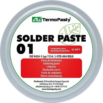 Páječka AG TermoPasty Pájecí pasta kalafunová 100 ml