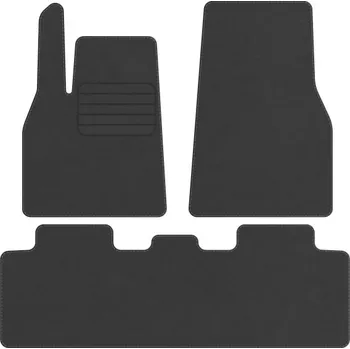 autokoberec Koberce Edecor velurové 3 ks