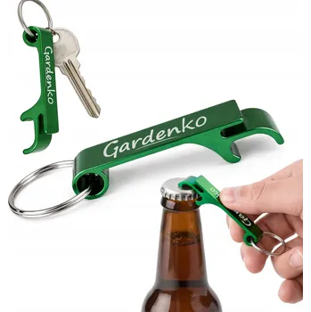 Přívěsek Na Klíče s otvírákem na pivo, lahve a plechovky - Gardenko - Kovová 3v1
