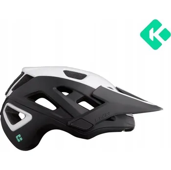 Cyklistická přilba Cyklistická MTB helma Lazer Jackal KinetiCore Matte White Black - S (52-56 cm)