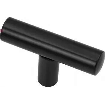 Nábytkové kování Nábytková úchytka T relingová GS10 černá matná