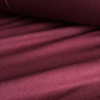 Tričkový jemný modalový úplet vínový s elastanem