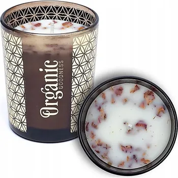 Svíčka Sójová vonná svíčka Rose & Geranium Song of India