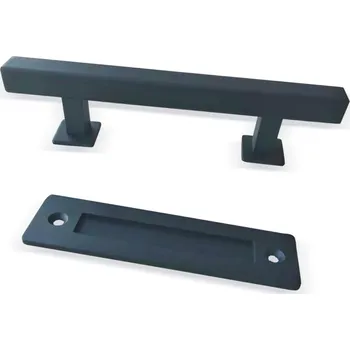 okap Kovové madlo pro SPD systém, 25x25mm, L - 300 mm, pozink, RAL 9005 matná černá barva