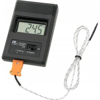 Domácí teploměr Teploměr Blow TEPLOMĚR TEPLOTY SE SONDOU -50°C až 1300°C černý