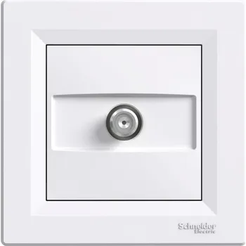 Elektrická zásuvka Anténní zásuvka nástěnná Schneider Electric bílá EPH3700121