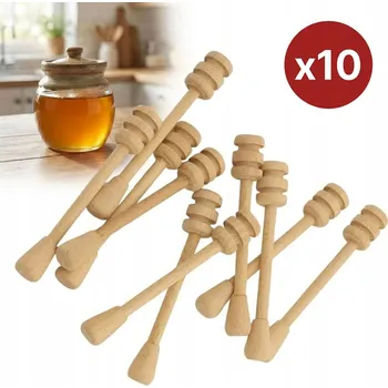 Příbor SADA dřevěných LŽIČEK NA MED CC10 lžíce na med 10 kusů