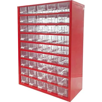 TOKOZ Zásuvkový organizér 09/45S 30,5 x 46 x 15,5 cm, červený
