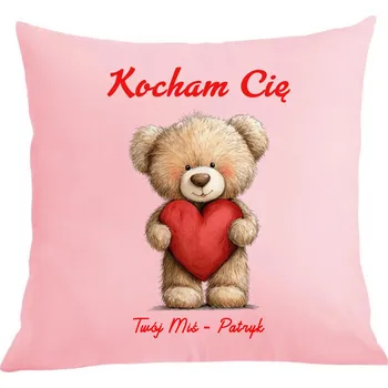 Polštář Dekorační povlak na polštář HaftNadruk 40 x 40 cm