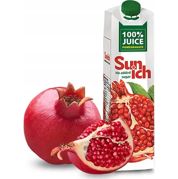 100% přírodní šťáva z granátových jablek bez přidaného cukru