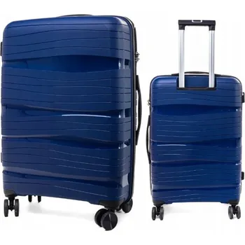 Puccini Střední tvrdý kufr z polypropylenu Casablanca 62 l