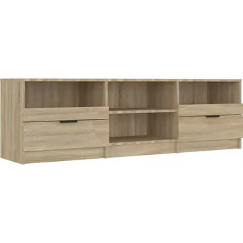 Televizní stolek TV stolek z dřevotřísky, dub sonoma, 150x33,5x45 cm