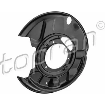 Brzdový systém Ochranný plech proti rozstřikování, brzdový kotouč TOPRAN 409 520