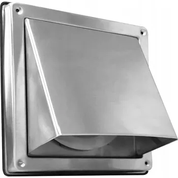 Obraz Nástěnná ventilační vyústka s klapkou zpětného toku FIXO CSL 125 nerezová ocel
