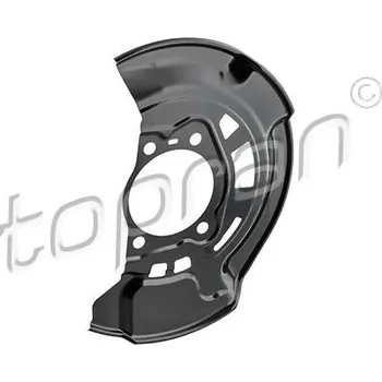 Brzdový kotouč Ochranný plech proti rozstřikování, brzdový kotouč TOPRAN 601 302