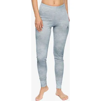 Dámské termoaktivní legíny Odlo Active Warm X Pow BL Bottom L - stříbrné XS