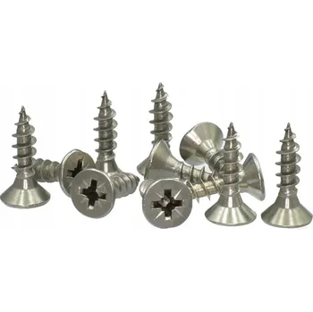 Vrut 5x30 VRUT DO DŘEVA ZAPUŠTĚNÁ HLAVA NEREZ 9105 (10 kusů)