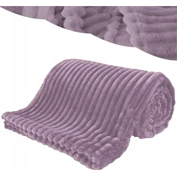 Prostěradlo Deka z mikrovlákna Cotton world, 160 cm x 200 cm, fialová