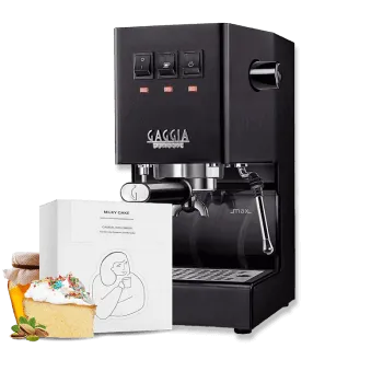 Kávovar Gaggia Classic E24 Thunder Black Milky Cake Set