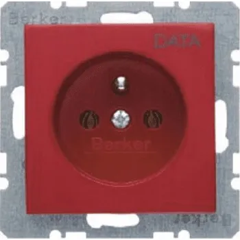 Elektrická zásuvka Červená Elektrická Zásuvka Berker