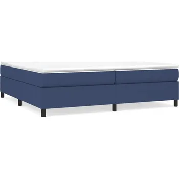 Postel Modrý Rám postele 203 x 200 x 35 cm, materiál: látka, překližka