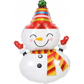 Balónek Fóliový balónek Sněhulák, 81x46 cm