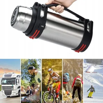 Termoska TERMOSKA TURYSTYCZNY S PÁSKEM XXL TERMOHRNEK Z NEREZOVÉ OCELI 3 L