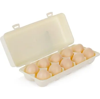 Dóza na potraviny ZÁSOBNÍK NA VEJCE KRABIČKA DO LEDNICE PLASTOVÝ ORGANIZÉR NA 10 VAJEC