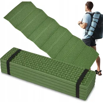 Karimatka Skládací turistická karimatka podložka na cvičení vojenská do stanu 180 cm