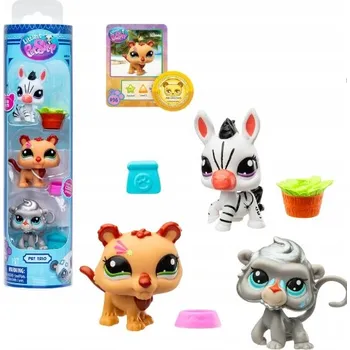 Figurka Littlest Pet Shop SADA 3 FIGUREK PET SHOP HRAČKA PRO DĚTI 3-BALENÍ