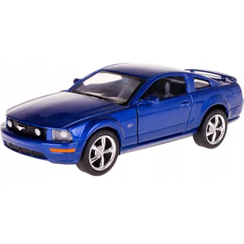 autíčko FORD MUSTANG 2006 MODEL METAL KINSMART 1:34 MODRÝ