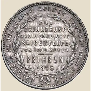 Zlatník Příbramský 1875 František Josef I. Vídeň