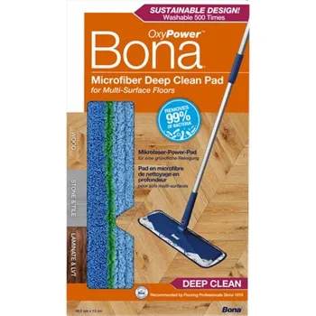 mop Bona CA101059 mop pad modrá, zelená