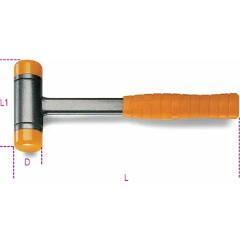 Kladivo Beta Tools Kladivo s úderníkem, ocelová rukojeť, 325 mm (50MM TLUMIČ - 1392/50)
