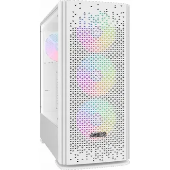 PC skříň AQIRYS Počítačová skříň GACRUX bílá