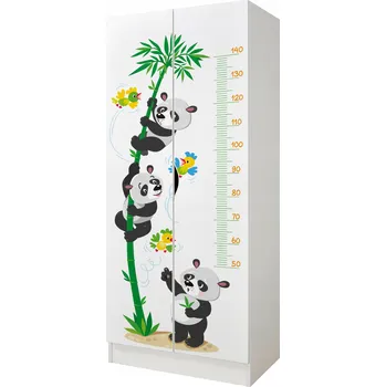 Šatní skříň Skříň Leomark Roma 70 x 161,5 x 42,5 cm bílá