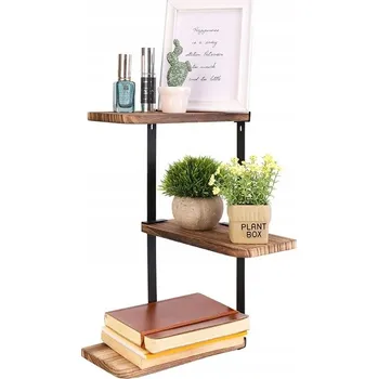 police ROHOVÉ POLICE ZÁVĚSNÉ NA ZEĎ VINTAGE 3-PATROVÝ ZIG ZAG REGÁL