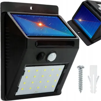 Venkovní osvětlení Solární lampa s pohybovým senzorem – energeticky úsporné osvětlení po celý rok!