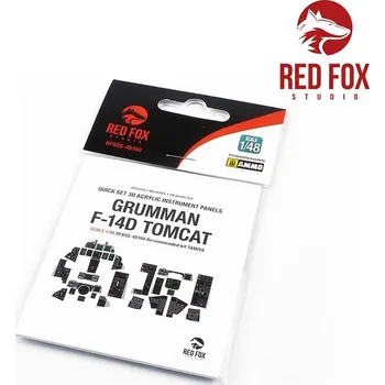 Plastikový model Grumman F-14D Tomcat (for Tamiya kit) - Red Fox Studio RFSQS-48100