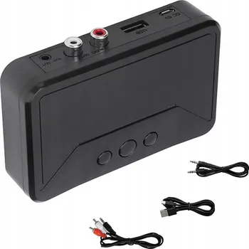 Bluetooth adaptér ADAPTÉR BLUETOOTH 5.3 PŘIJÍMAČ AUX RCA Podpora A2DP/AVRCP