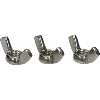 Matice M4 MOTÝLKOVÁ MATICE NEREZOVÁ A2 DIN 315 20 ks