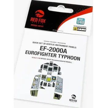 Plastikový model EF-2000A&nbsp;Eurofighter&nbsp;Typhoon&nbsp;(for&nbsp;Revell&nbsp;kit) - Red Fox Studio RFSQS-48141