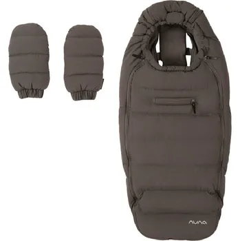 Fusak NUNA Winter SET footmuff & gloves w/bag thunder sada fusaku a páru rukavic