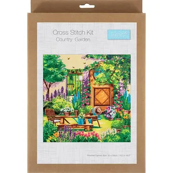 Vyšívací vzor Sada na vyšívání GCS139 Zahrada (Counted cross stitch kit : Country garden)
